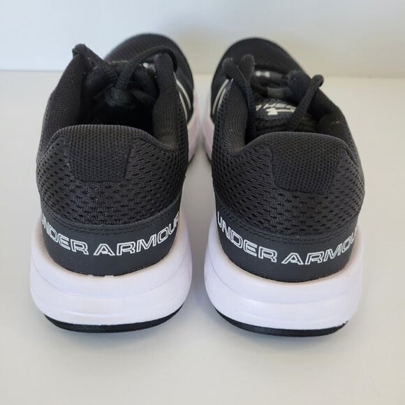 Under Armour Dash Rn 2 Black Mesh Upper Lace Up Athletic Shoes Size 6.5 NWOT - Picture 4 of 9
